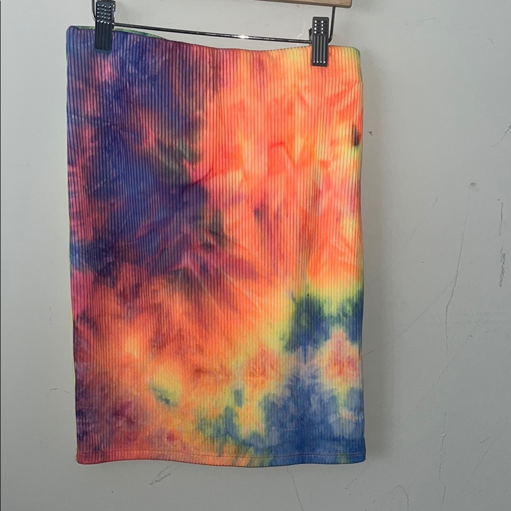 Vibrant Tie-Dye Skirt